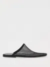Alysi Black Mesh Slip-on Sabot In Mesh