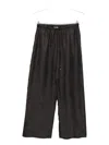 Alysi Floral-pattern Drawstring Trousers In Black