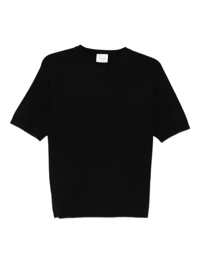 Alysi Girocollo Short-sleeve T-shirt In Black