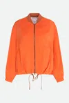 Alysi Crème Woman Jacket Apricot Size 4 Modal, Polyester In Arancione