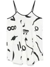 Alysi Graphic-print Top In Brown