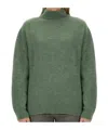Alysi Relaxed-fit Turtleneck Sweater With Dropped Shoulders