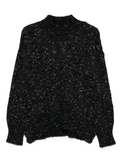 ALYSI HIGH-NECK SWEATER