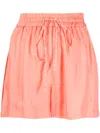 Alysi Twill Shorts In Pink