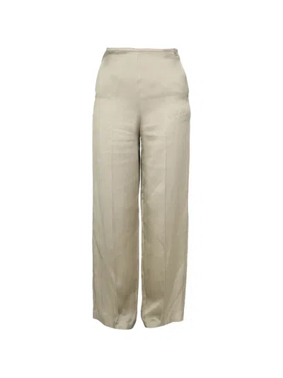 Alysi High-waisted Trousers In Gray