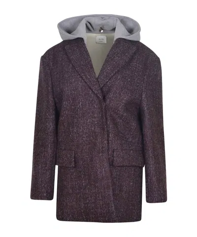 ALYSI HOODED LONG-SLEEVED JACKET