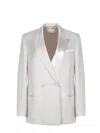 Alysi Long-sleeved Suit Jacket In Neutral