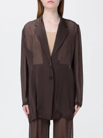 Alysi Jacket Woman  In Brown