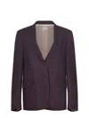 Alysi Single-breasted Blazer In Black