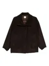 Alysi Lapel Casual Jacket In Black