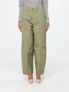 Alysi Barrel Denim Jeans In Green