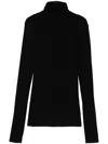 ALYSI ALYSI JERSEY TURTLENECK SWEATER