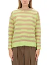 Alysi Jersey With Stripe Pattern In Multicolour