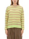 Alysi Jersey With Stripe Pattern In Multicolour