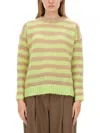 Alysi Jersey With Stripe Pattern In Multicolour