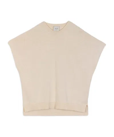 Alysi Knit T-shirt In Neutral