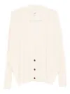 Alysi Knitted Cardigan In Neutral