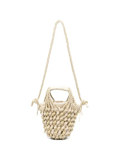 Alysi Knot-detail Bucket Bag In Neutral