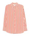 Alysi Cotton Blend Striped Shirt