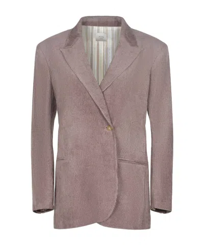 ALYSI LAPEL LONG-SLEEVED JACKET