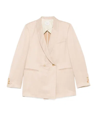 ALYSI LAPEL LONG-SLEEVED SUIT JACKET
