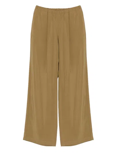 Alysi Largo Trousers For Women In Brown