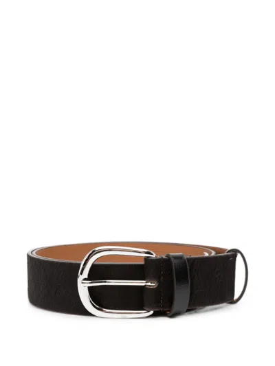 Alysi Leather Belt In Brown