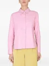 Alysi Leather Jacket In Pink
