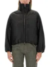 Alysi Zip-up Padded Puffer Jacket In Black