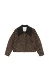 Alysi Leopard-print Wool Jacket In Multi