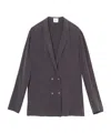 Alysi Lightweight Blazer In Gray