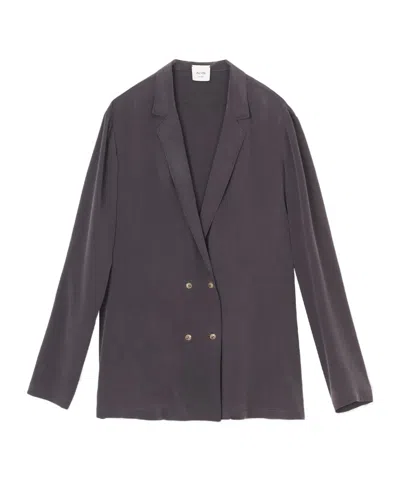 Alysi Lightweight Blazer In Gray