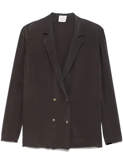 Alysi Lightweight Blazer In Grey