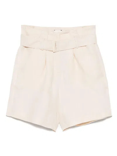 ALYSI ALYSI LINEN BERMUDA SHORTS
