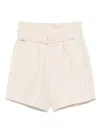 Alysi Linen Bermuda Shorts