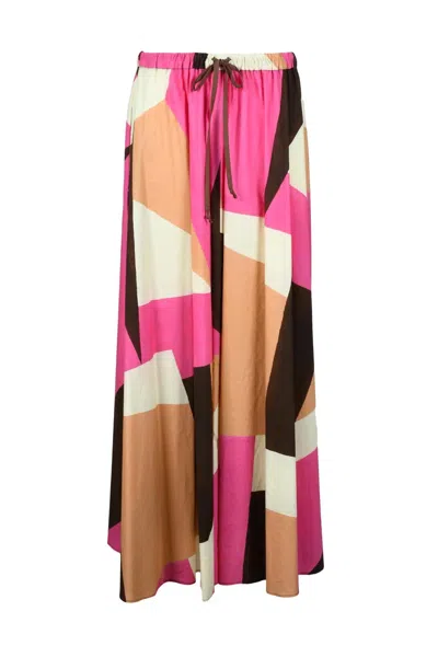Alysi Long Cotton Skirt - Multicolor