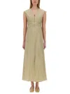 ALYSI LONG POPLIN DRESS