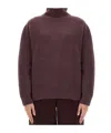 Alysi Long Sleeve Sweater In Red