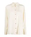 Alysi Woman Shirt Cream Size 4 Silk In Neutral