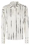 Alysi Vertical Stripe Shirt With Classic Collar