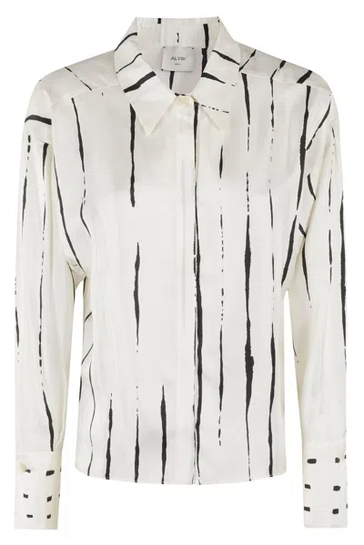 ALYSI LONG SLEEVED STRIPED SHIRT
