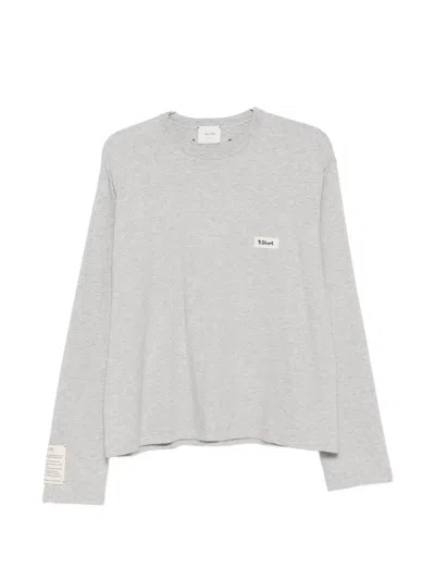 Alysi Long-sleeves T-shirt In Gray