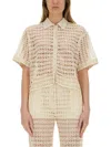 Alysi Short Sleeve Shirt In Neutral