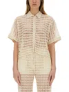 Alysi Short Sleeve Shirt In Neutral