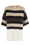 Alysi Maglia Super Mohair Tshirt In Multi
