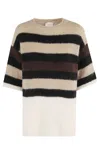 Alysi Maglia Super Mohair Tshirt In Multi
