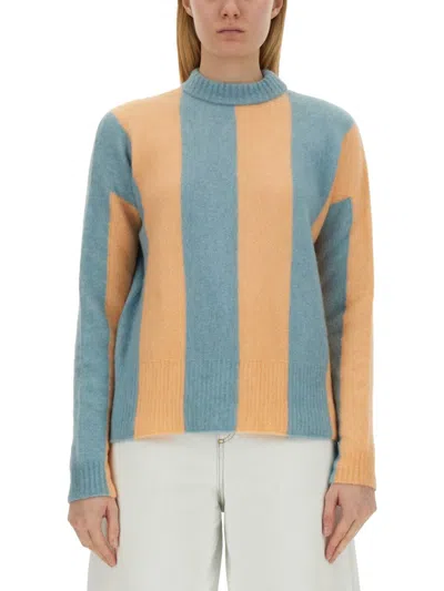 Alysi Maxi Row Sweater In Multi