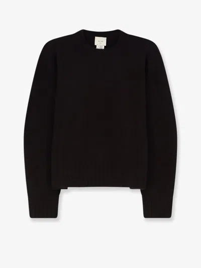 Alysi Merino Wool And Cashmere Blend Sweater In Brown