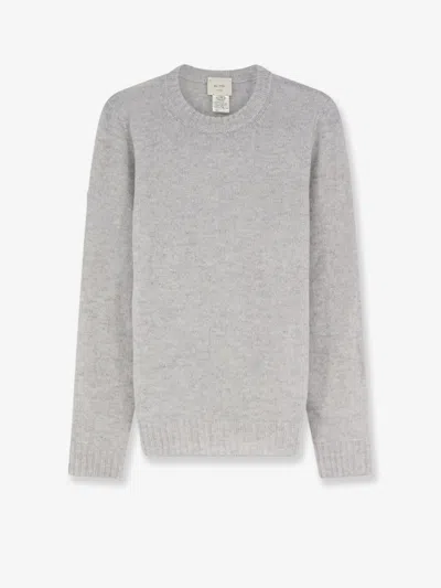 Alysi Merino Wool And Cashmere Blend Sweater In Gray