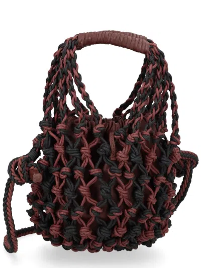 Alysi Mesh Bag In Brown